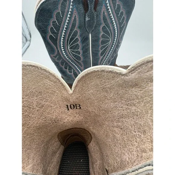 Ariat PrimeTime Baby Blue Cowboy Boots Women's Size 10 B 10025032 Western - Picture 13 of 16